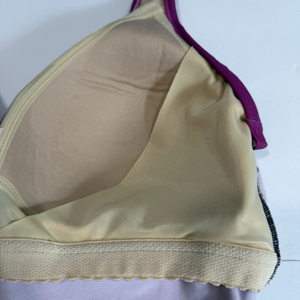 Lands End SlenderSuit Wrap 1 Piece Swimsuit Pink Ombre Tummy Control 18W TALL - Picture 7 of 10